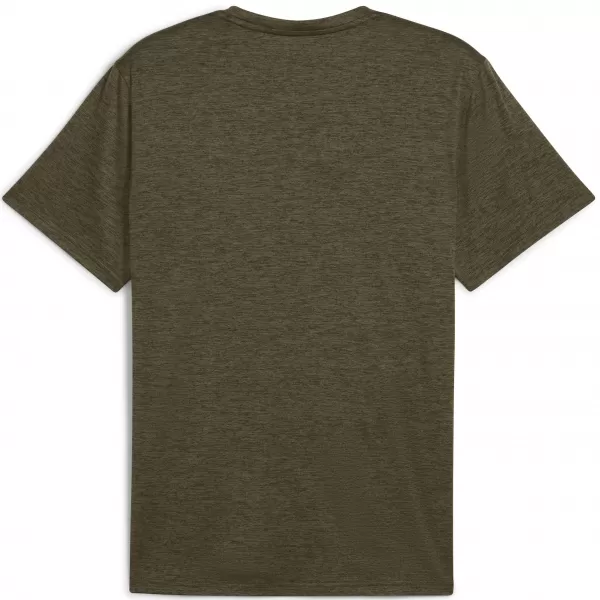  Tricou bărbătesc PUMA ESSENTIALS HEATHER CAT TEE 525920_81 LOBEN GREEN HEATHER 