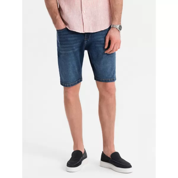  Pantaloni scurţi OMBRE OM-SRDS-0171 ALBASTRU ÎNCHIS 
