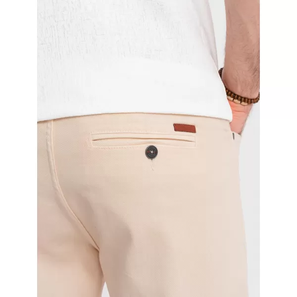  Pantaloni scurţi OMBRE OM-SRDS-0162 CREMĂ 