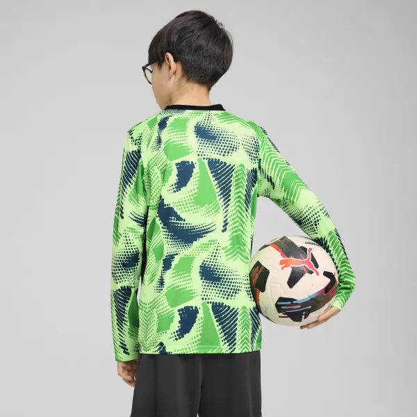  Jersey pentru copii PUMA TEAMTARGET GK LS JERSEY JR 706521_20 FIZZY LIME / LIME FIZZY LIME / PUMA BLACK 