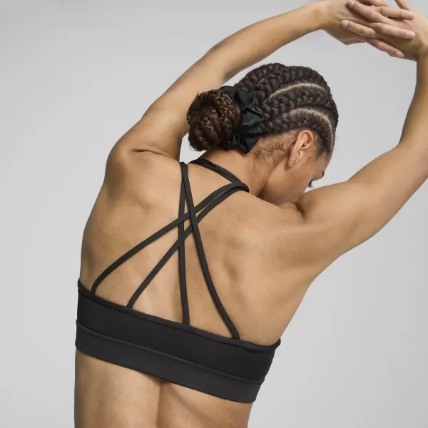  Sutienul doamnei PUMA MOVE STRAPPY BRA 526224_51 PUMA BLACK/PUMA WHITE 