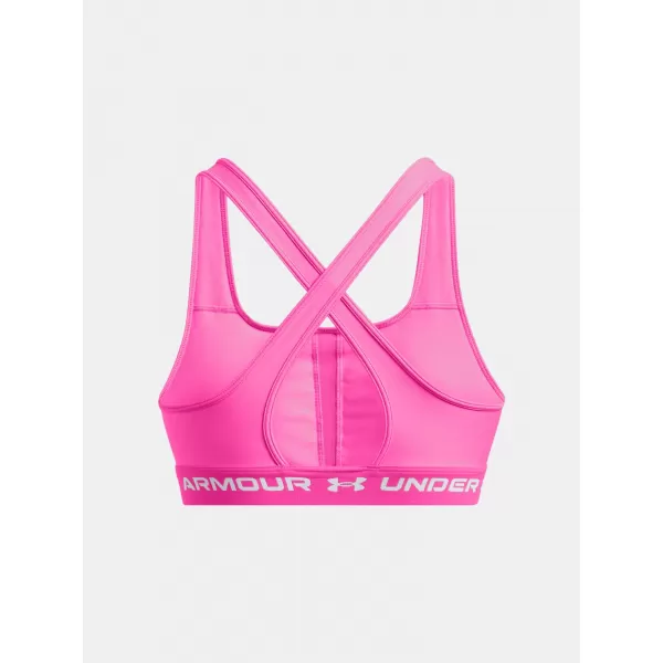  Sutien de damă UNDER ARMOUR CROSSBACK MID BRA 1361034-656 ROZ 