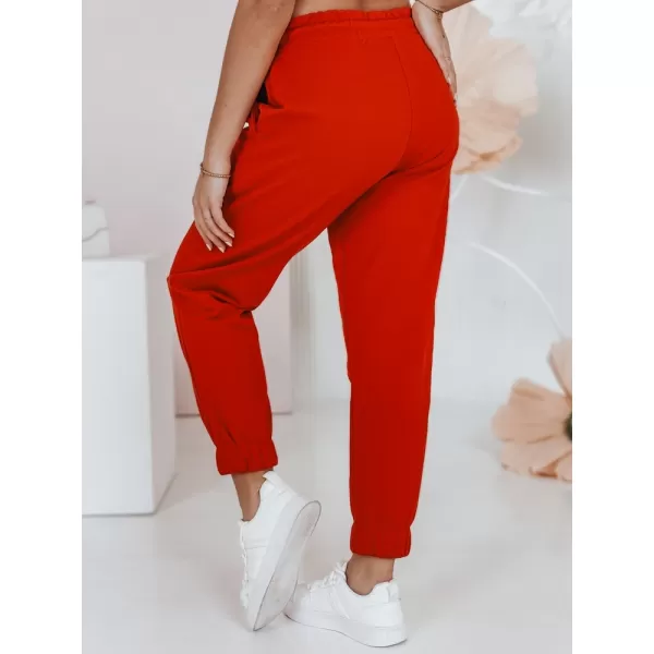  Pantaloni pentru doamne DSTREET MADMAX UY1428 ROŞU 