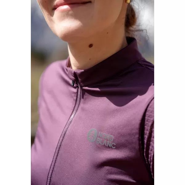  Jersey pentru ciclism pentru doamne NORDBLANC MILE NBSLF8216 PURPURIU ÎNCHIS 