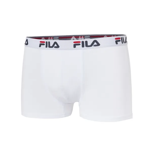  Boxeri pentru bărbați FILA MAN BOXER 2-PACK FU5016/2 WHITE 