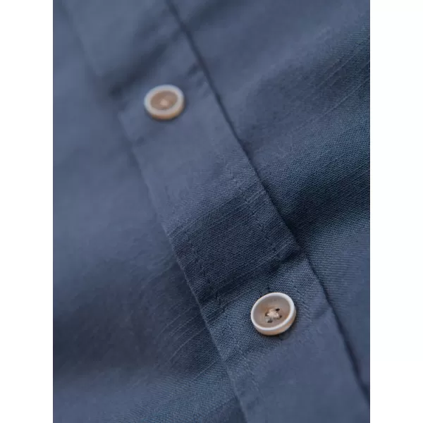  Cămaşă OMBRE OM-SHCS-0134 ALBASTRU 