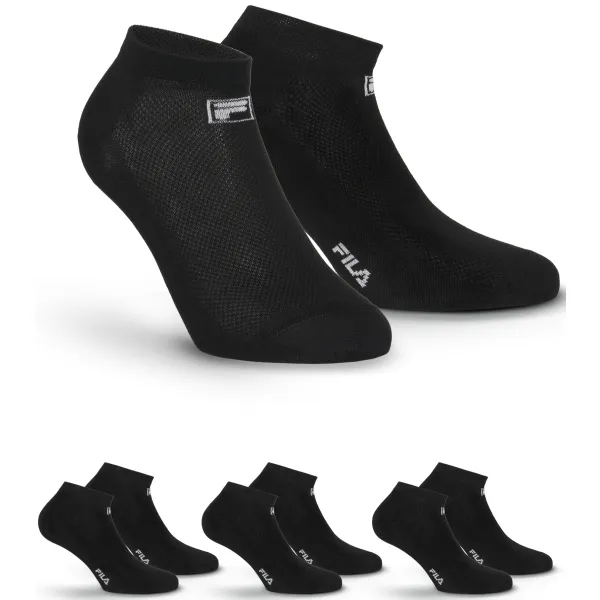  Șosete FILA INVISIBLE 3-PACK F1735 BLACK 