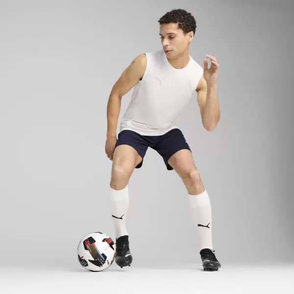  Jersey pentru bărbați PUMA TEAMCUP TRAINING SL JERSEY 659168_04 PUMA WHITE/PUMA SILVER 