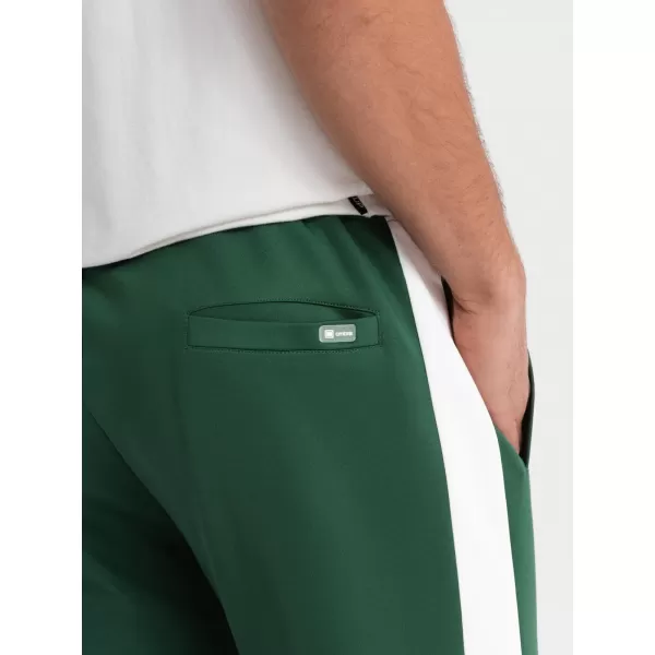  Piese pentru bărbați OMBRE OM-PASK-0229 VERDE ÎNCHIS 