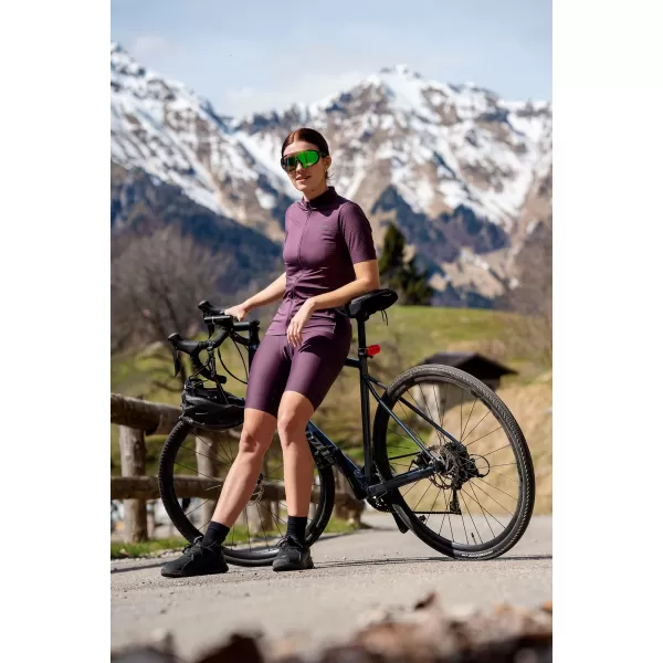  Jersey pentru ciclism pentru doamne NORDBLANC MILE NBSLF8216 PURPURIU ÎNCHIS 