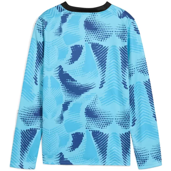  Jersey pentru copii PUMA TEAMTARGET GK LS JERSEY JR 706521_02 BRIGHT AQUA / AQUA BRIGHT / PUMA ALB 