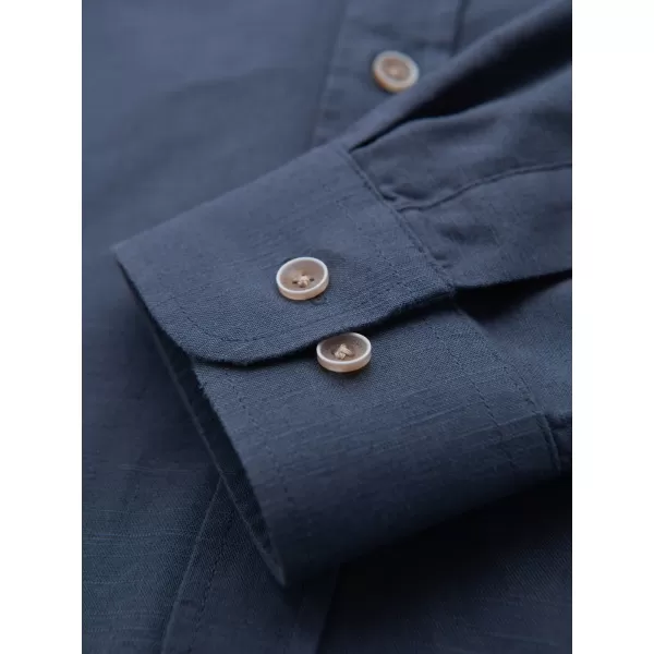  Cămaşă OMBRE OM-SHCS-0134 ALBASTRU 