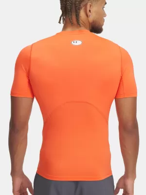 Tricou pentru bărbați UNDER ARMOUR HG ARMOUR COMP SS 1361518-847 PORTOCALE