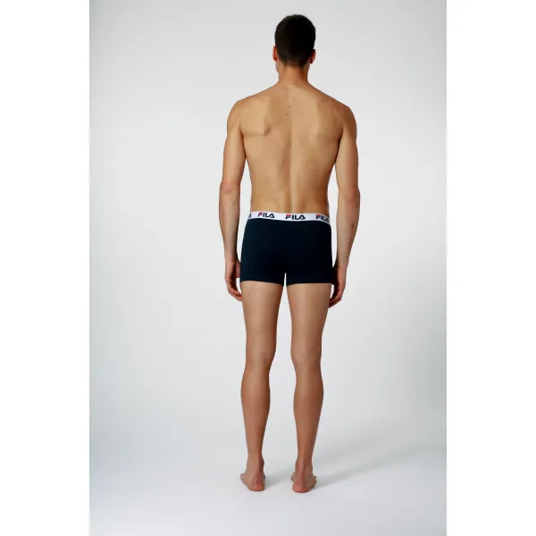  Boxeri pentru bărbați FILA MAN BOXER 2-PACK FU5016/2 NAVY 