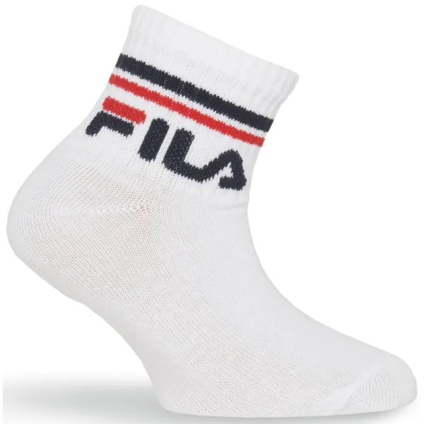  Șosete FILA JUNIOR QUARTE 3-PACK F8338 WHITE 