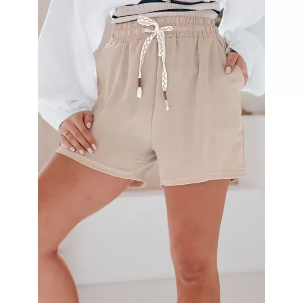  Pantaloni scurți pentru doamne DSTREET NOT TOMORROW SY0447 KAKI 