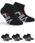 Șosete FILA INVISIBLE JUNIOR 3-PACK F8199/3 BLACK