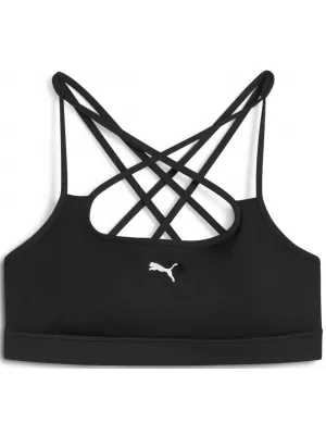 Sutienul doamnei PUMA MOVE STRAPPY BRA 526224_51 PUMA BLACK/PUMA WHITE