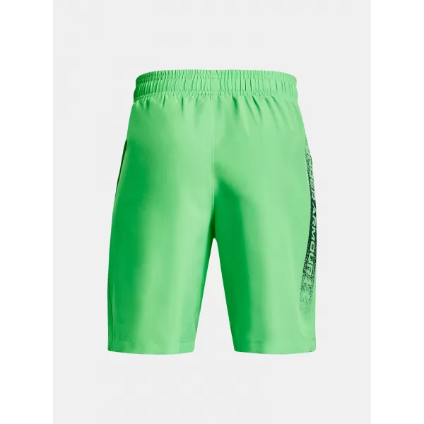  Pantaloni scurți pentru băieți UNDER ARMOUR WOVEN GRAPHIC SHORTS 1370178-316 VERDE 