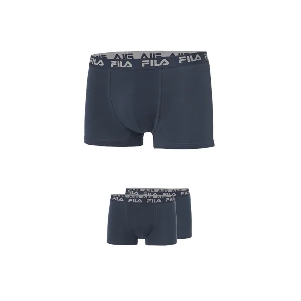  Boxeri bărbătești FILA MAN BOXER 2-PACK FU5004/2 NAVY 