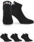 Șosete FILA QUARTER 3-PACK F9300 BLACK