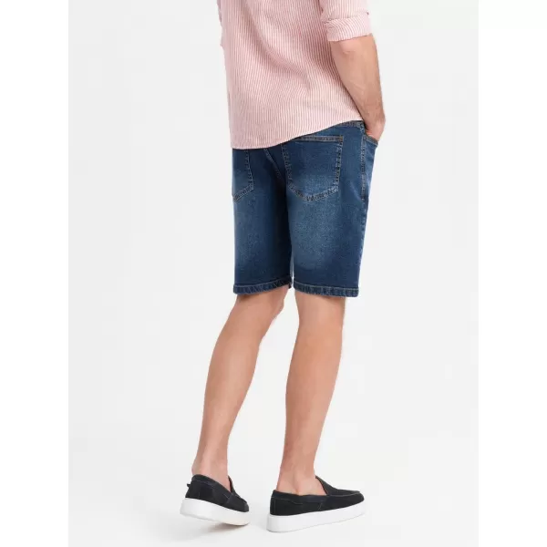  Pantaloni scurţi OMBRE OM-SRDS-0171 ALBASTRU ÎNCHIS 