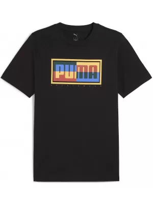 Tricou bărbătesc PUMA GRAPHICS BOX TEE 684827_01 PUMA NEGRU
