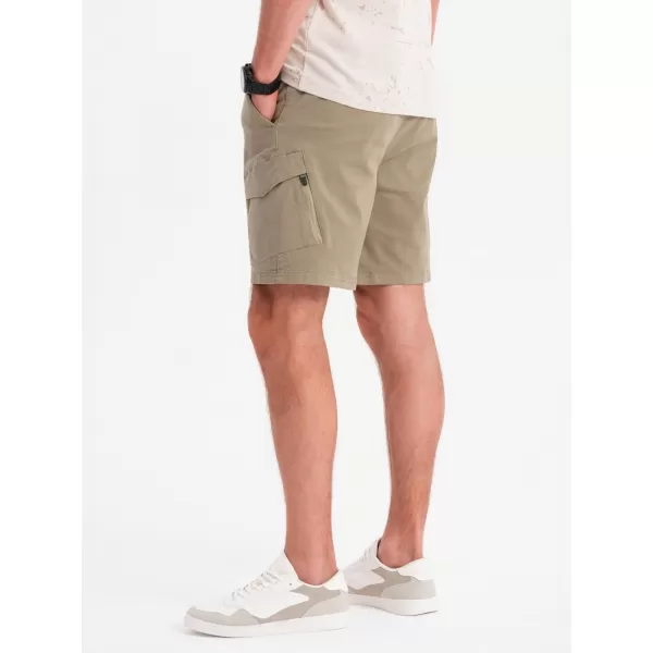 Pantaloni scurți pentru bărbați OMBRE OM-SRCG-0194 MĂSLIN UȘOR 