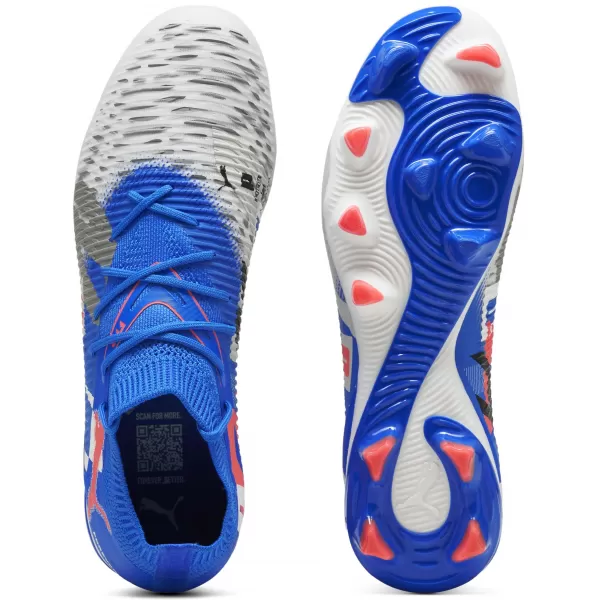  Cizme PUMA FUTURE 8 MATCH FOREVER FG/AG 108423_01 ALB/ALBASTRU/GRI/NEGRU/ROȘU 