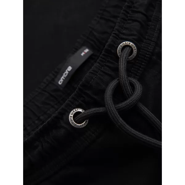  Pantaloni scurți pentru bărbați OMBRE OM-SRCG-0190 NEGRU 