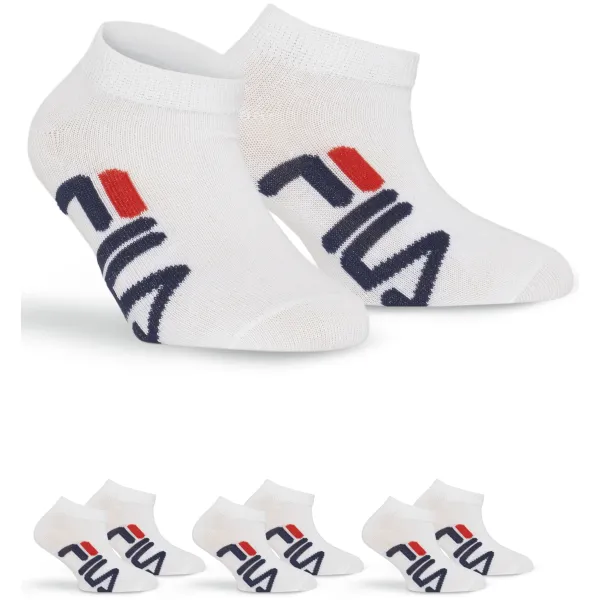  Șosete FILA INVISIBLE PLAIN F8199/3 WHITE 