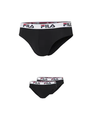 Chiloți bărbătești FILA MAN BRIEF 2-PACK FU5015/2 BLACK