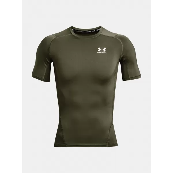  Tricou pentru bărbați UNDER ARMOUR HG ARMOUR COMP SS 1361518-390 VERDE 