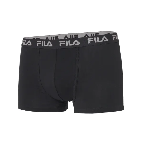  Boxeri bărbătești FILA MAN BOXER 2-PACK FU5004/2 BLACK 