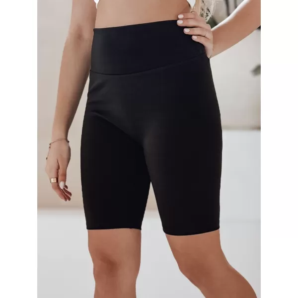 Pantaloni scurți pentru doamne DSTREET SOFT AND FIT SY0420 NEGRU 