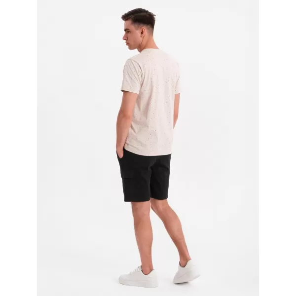  Pantaloni scurți pentru bărbați OMBRE OM-SRCG-0190 NEGRU 