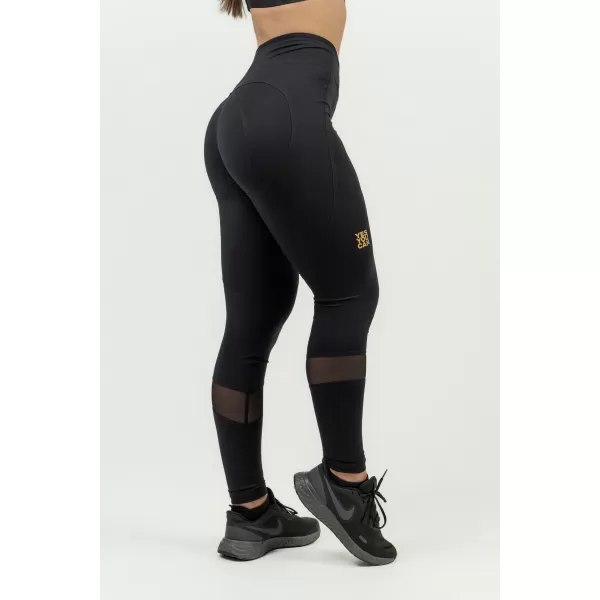  Leggings modelați pentru femei INTENSE Heart-Shaped 843 BLACK/GOLD Nebbia 