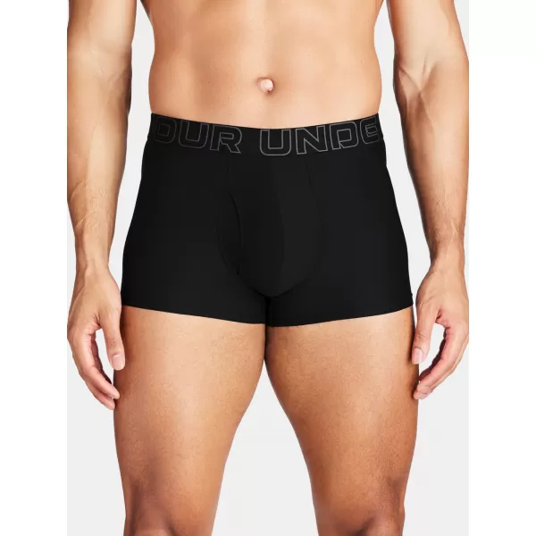  Boxeri pentru bărbați UNDER ARMOUR M PERF TECH 3IN (1KS) 1383877-001 NEGRU 