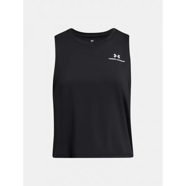  Maieu de damă UNDER ARMOUR VANISH ENERGY CROP TANK 1383654-001 NEGRU 