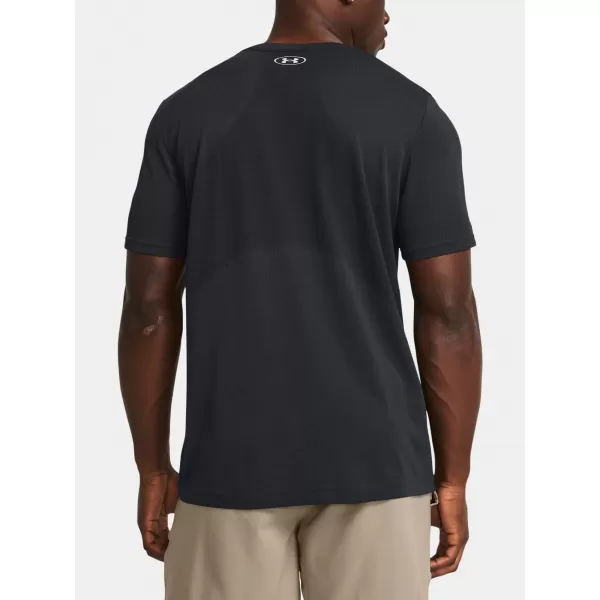  Tricou pentru bărbați UNDER ARMOUR VANISH SEAMLESS SS 1382801-001 NEGRU 