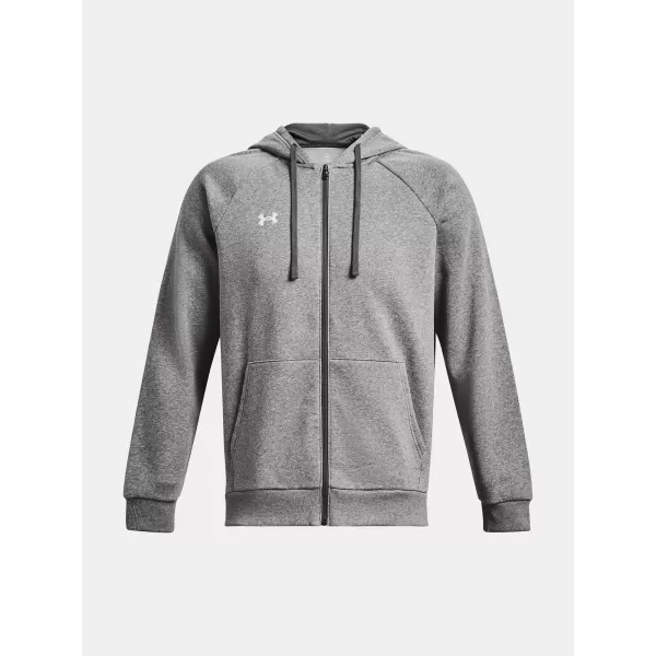  Hanorac pentru bărbați UNDER ARMOUR UA RIVAL FLEECE FZ HOODIE GRI 