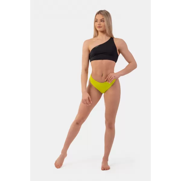  Parte de jos de bikini în formă de V cu tăietură înaltă 456 VERDE Nebbia 