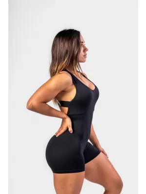 Salopetă sport scurtă 5 inci GYM RAT 287 BLACK Nebbia
