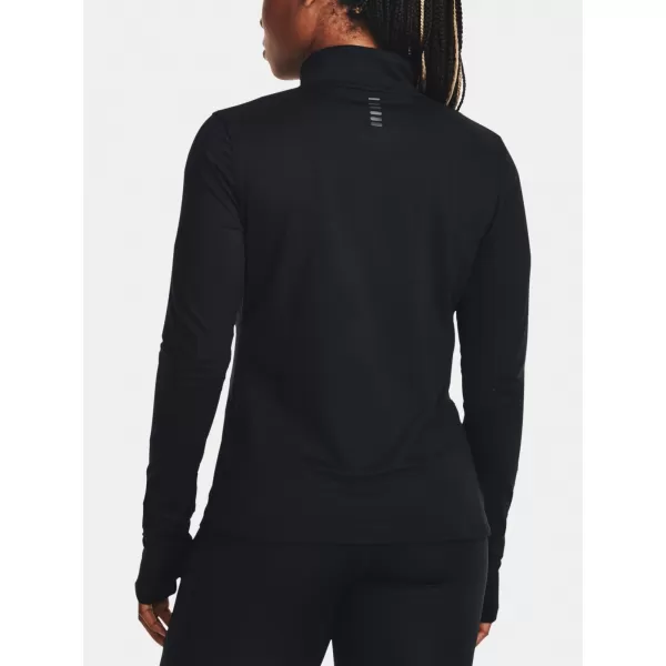  Tricou pentru femei UNDER ARMOUR QUALIFIER RUN 1/2 ZIP 1379349-001 NEGRU 