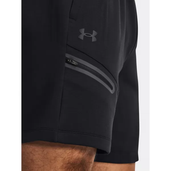  Pantaloni scurți pentru bărbați UNDER ARMOUR UNSTOPPABLE FLC SHORTS 1379809-001 NEGRU 