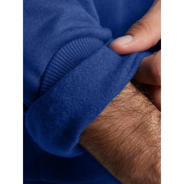 Hanorac pentru bărbați UNDER ARMOUR RIVAL FLEECE HOODIE 1379757-432 ALBASTRU 