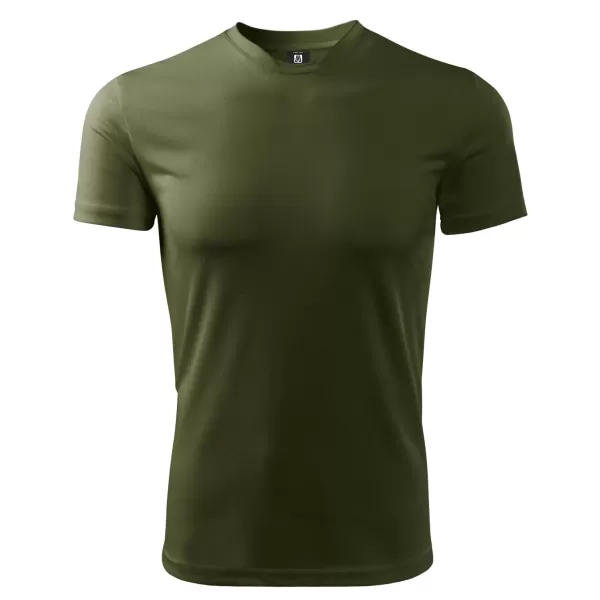  Tricou funcțional pentru bărbați ALTISPORT NoPrint NP/ALM421 MILITAR 