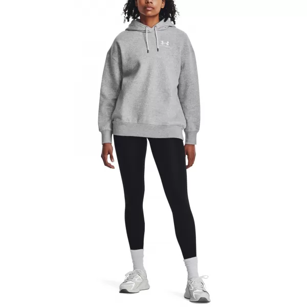  Hanorac de dama UNDER ARMOUR ESSENTIAL FLC OS HOODIE 1379495-012 GRI 