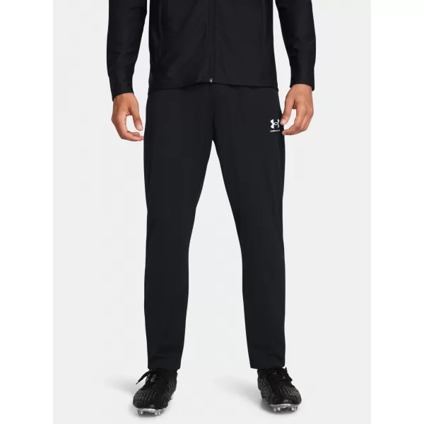  Pantaloni sport pentru bărbați UNDER ARMOUR MS CH. PIQUE PANT 1382602-001 NEGRU 