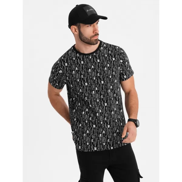  Cămaşă OMBRE OM-TSFP-0225 NEGRU 